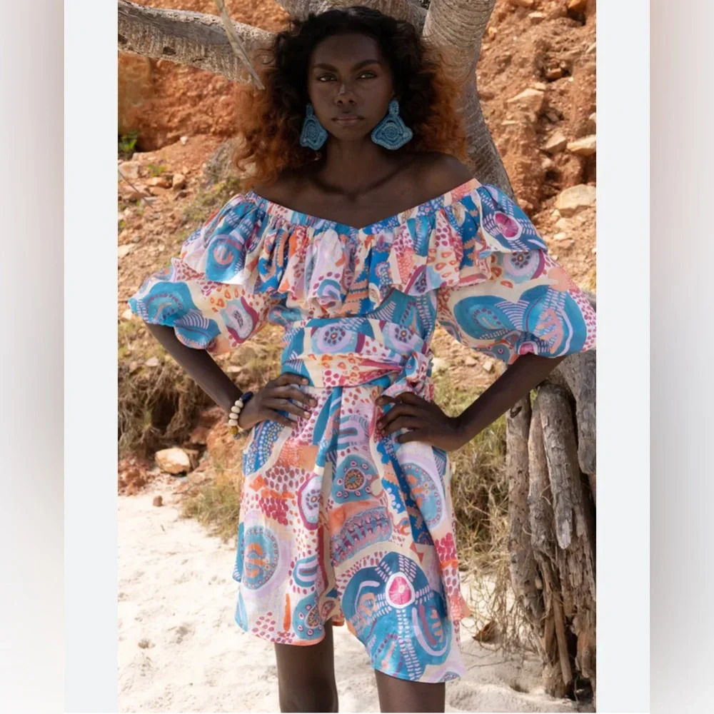 Spell Akirra Koo Mini Dress size 3X (missing belt)